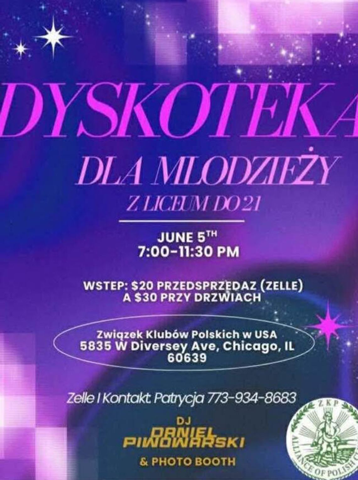Dyskoteka dla młodzieży
