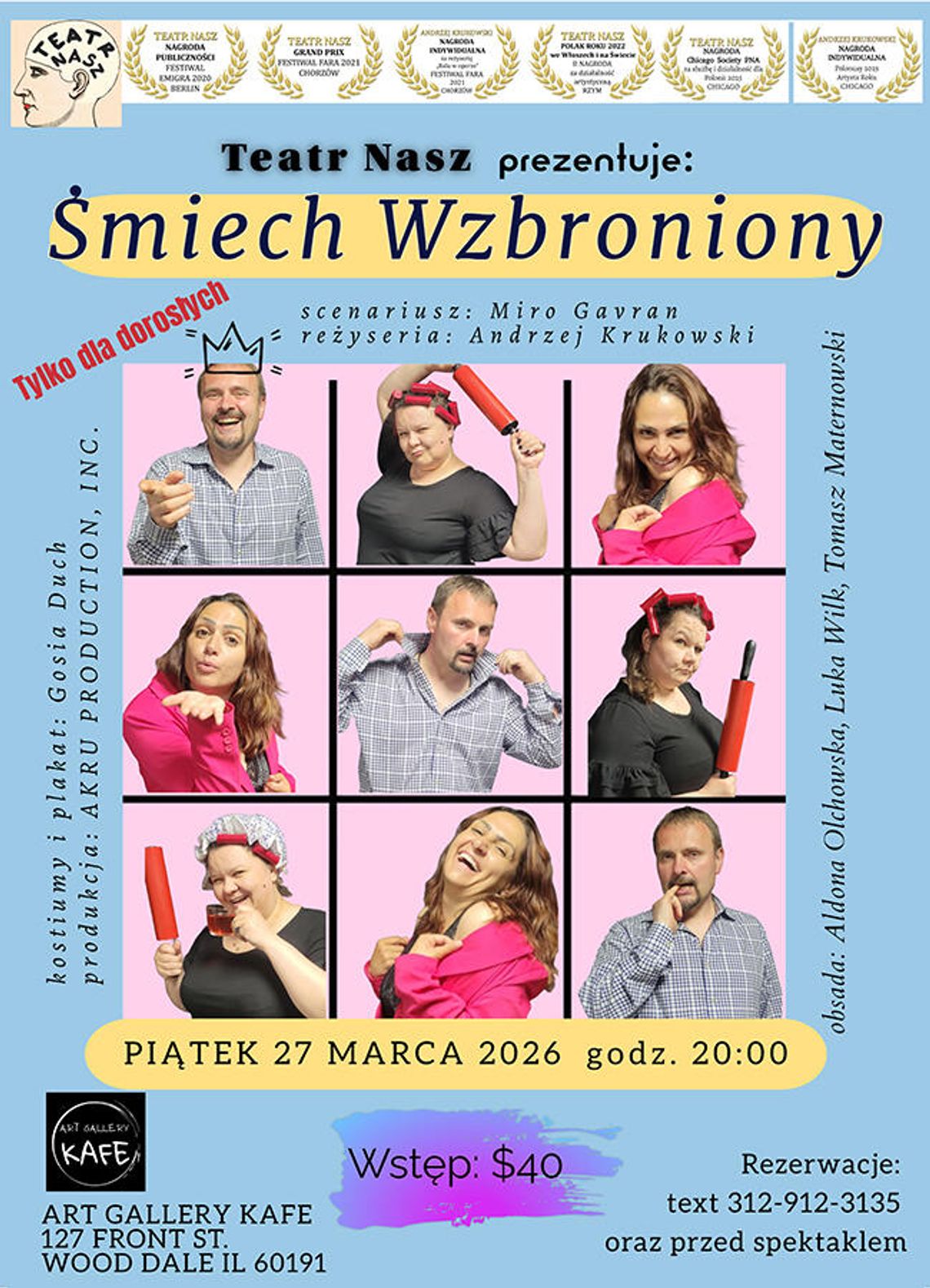 Dzień teatru w teatrze – Teatr Nasz „Śmiech wzbroniony”
