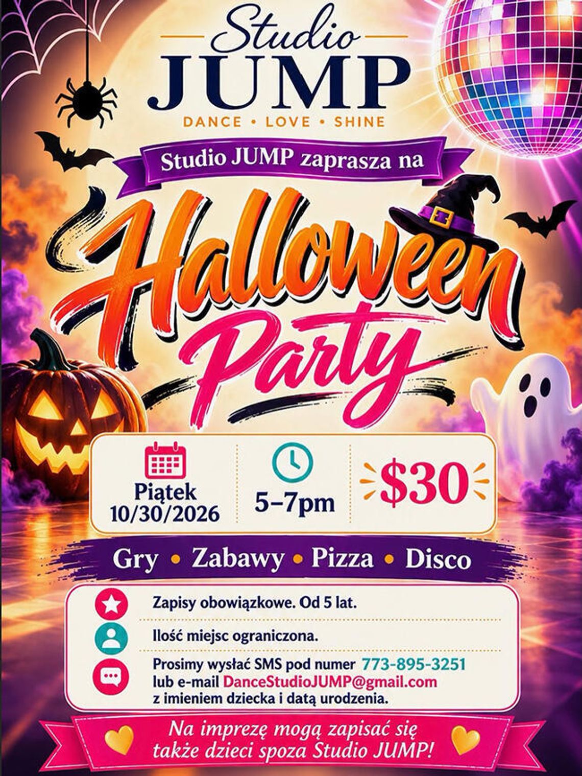 Halloween Party ze Studiem Jump