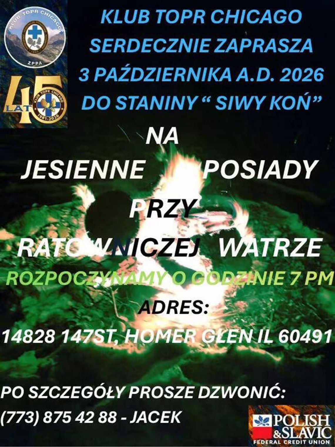 Jesienne posiady przy ratowniczej watrze