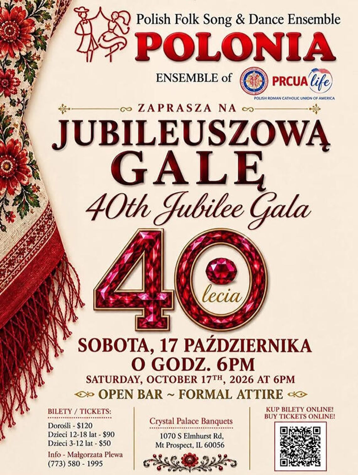 Jubileuszowa Gala Zespołu Pieśni i Tańca „Polonia”
