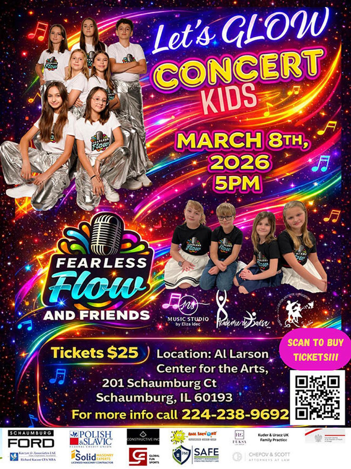 Koncert dla dzieci zespołu FearlessFlow i przyjaciele Koncert dla dzieci zespołu FearlessFlow i przyjaciele