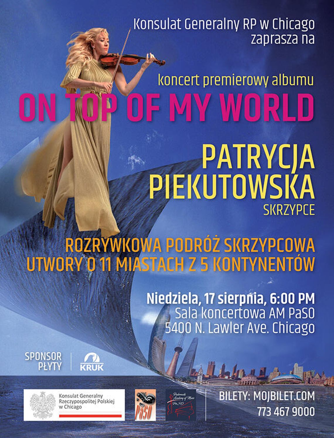 Koncert premierowy albumu Patrycji Piekutowskiej w PaSO Koncert premierowy albumu Patrycji Piekutowskiej w PaSO