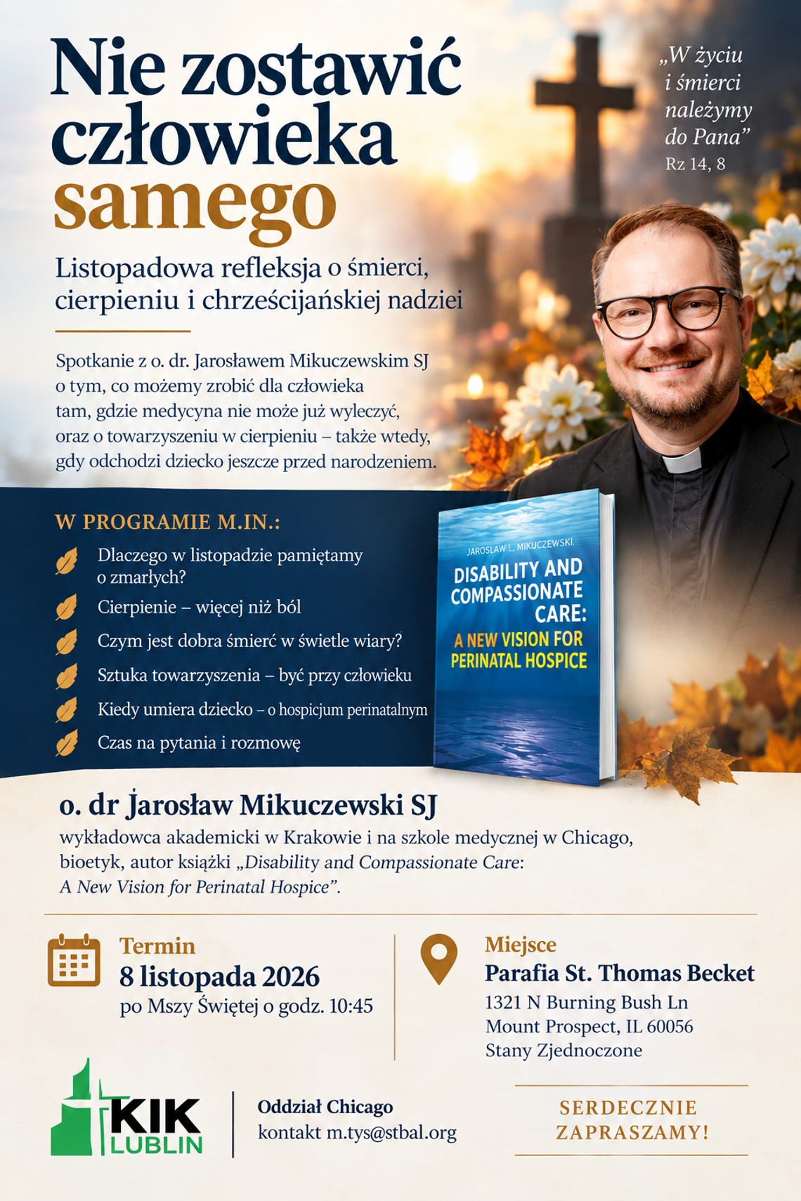 Listopadowe spotkanie w Klubie Inteligencji Katolickiej w parafii św. Tomasza Becketa i Alfonsa Liguori Listopadowe spotkanie w Klubie Inteligencji Katolickiej w parafii św. Tomasza Becketa i Alfonsa Liguori