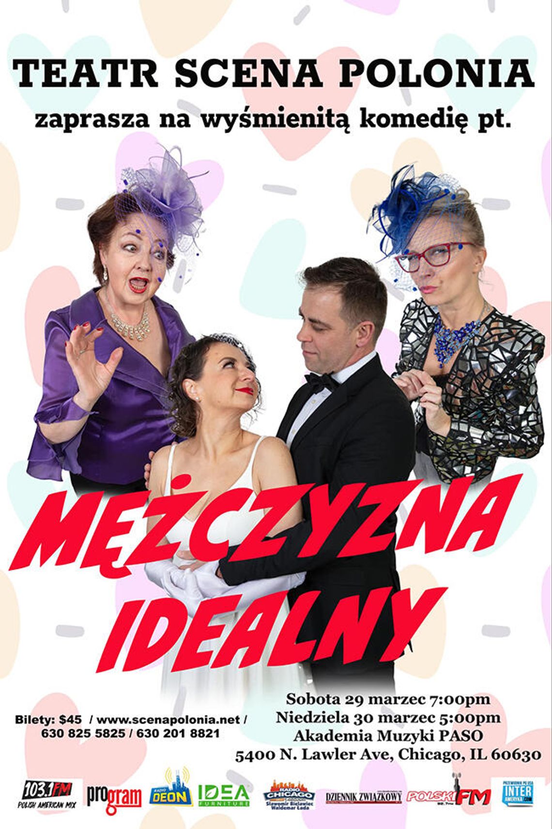 „Mężczyzna idealny” w Teatrze Scena Polonia „Mężczyzna idealny” w Teatrze Scena Polonia