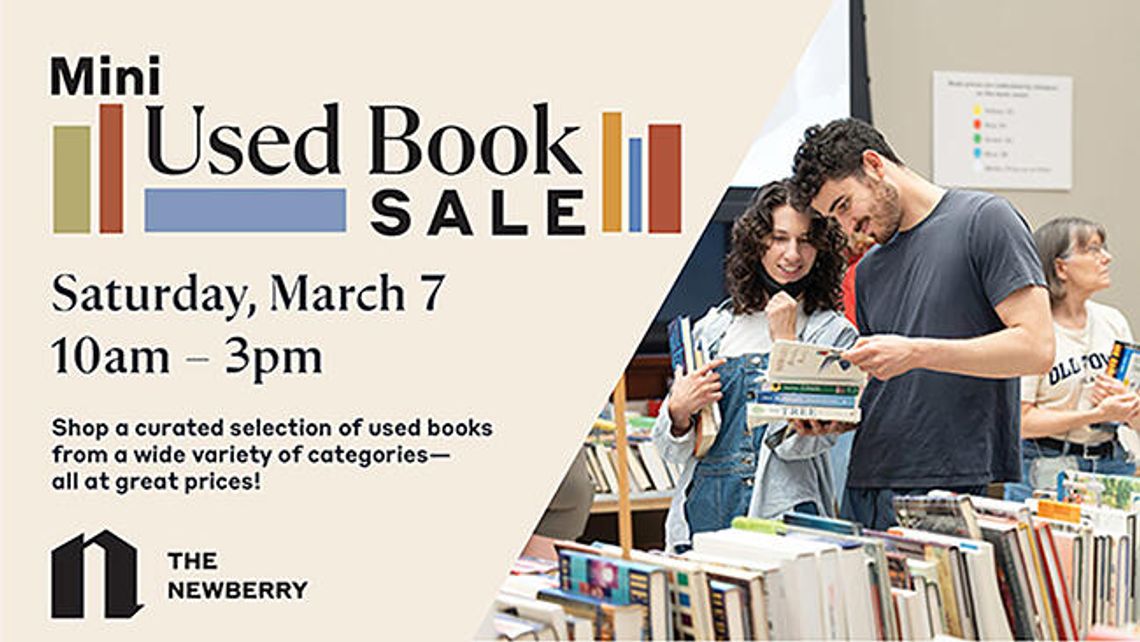 Mini wyprzedaż używanych książek w The Newberry Library