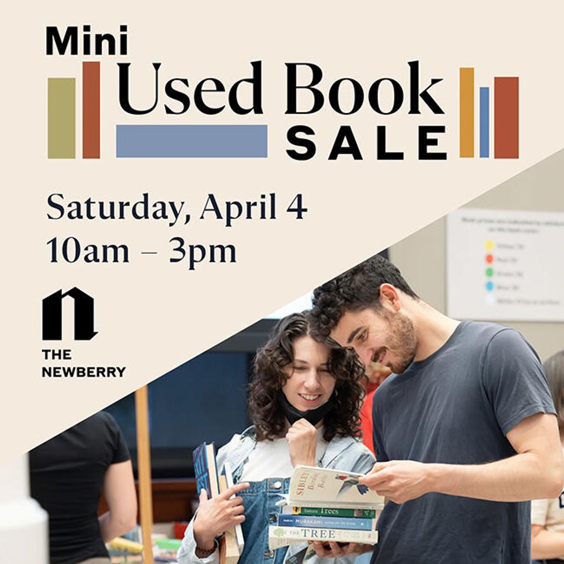 Miniwyprzedaż używanych książek w Newberry Library