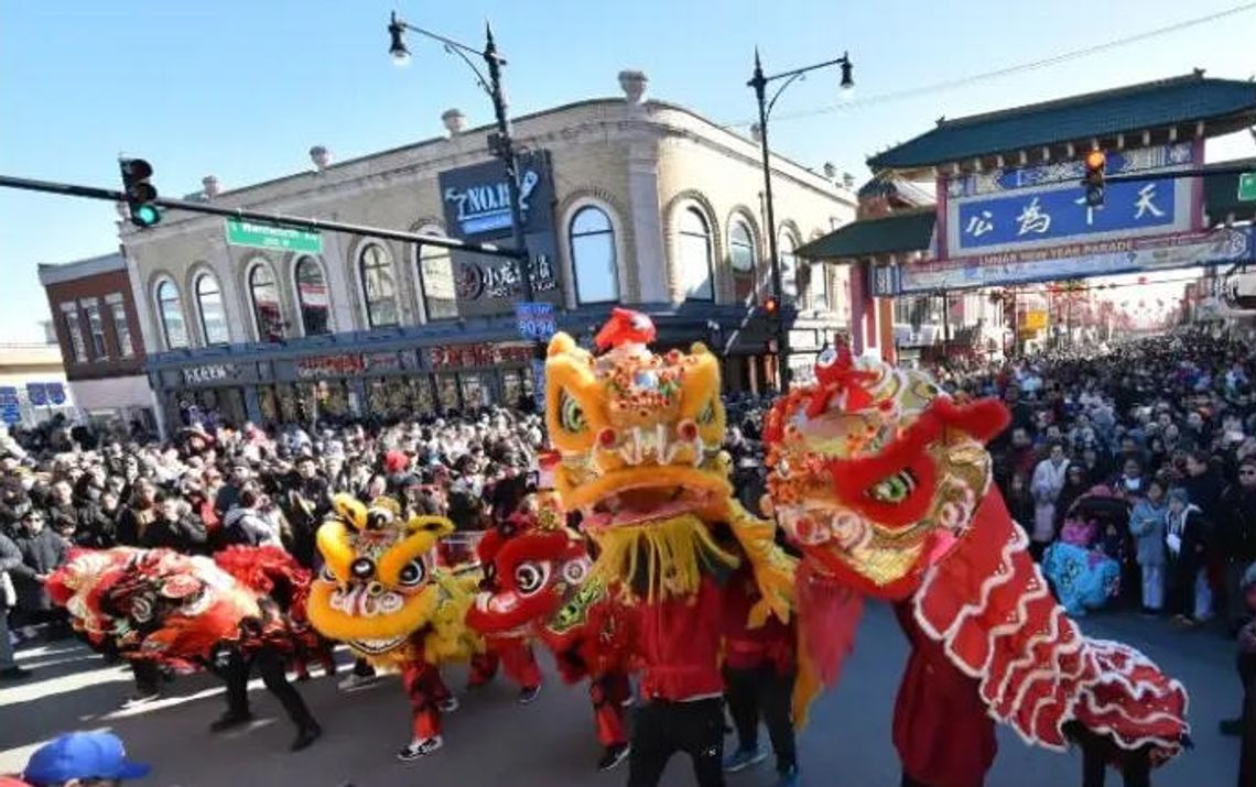 Noworoczna parada w Chinatown Noworoczna parada w Chinatown