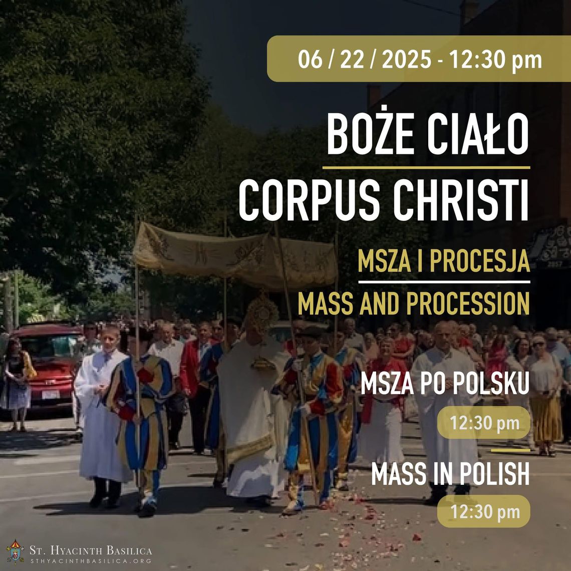 Obchody Bożego Ciała w Bazylice św. Jacka Obchody Bożego Ciała w Bazylice św. Jacka