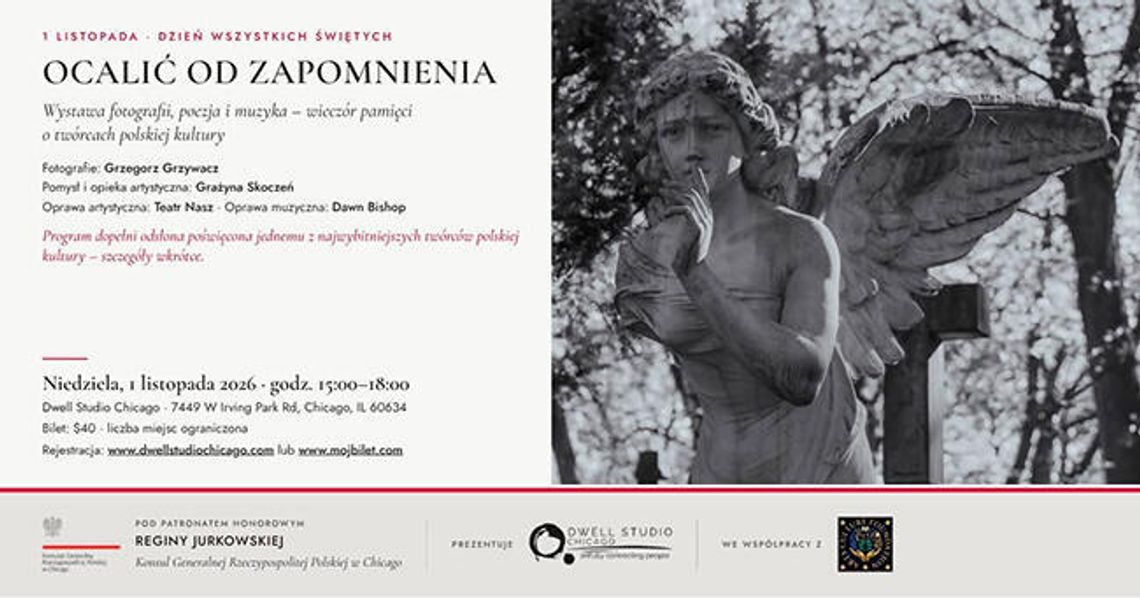 „Ocalić od zapomnienia” – wystawa w Dwell Studio Chicago „Ocalić od zapomnienia” – wystawa w Dwell Studio Chicago