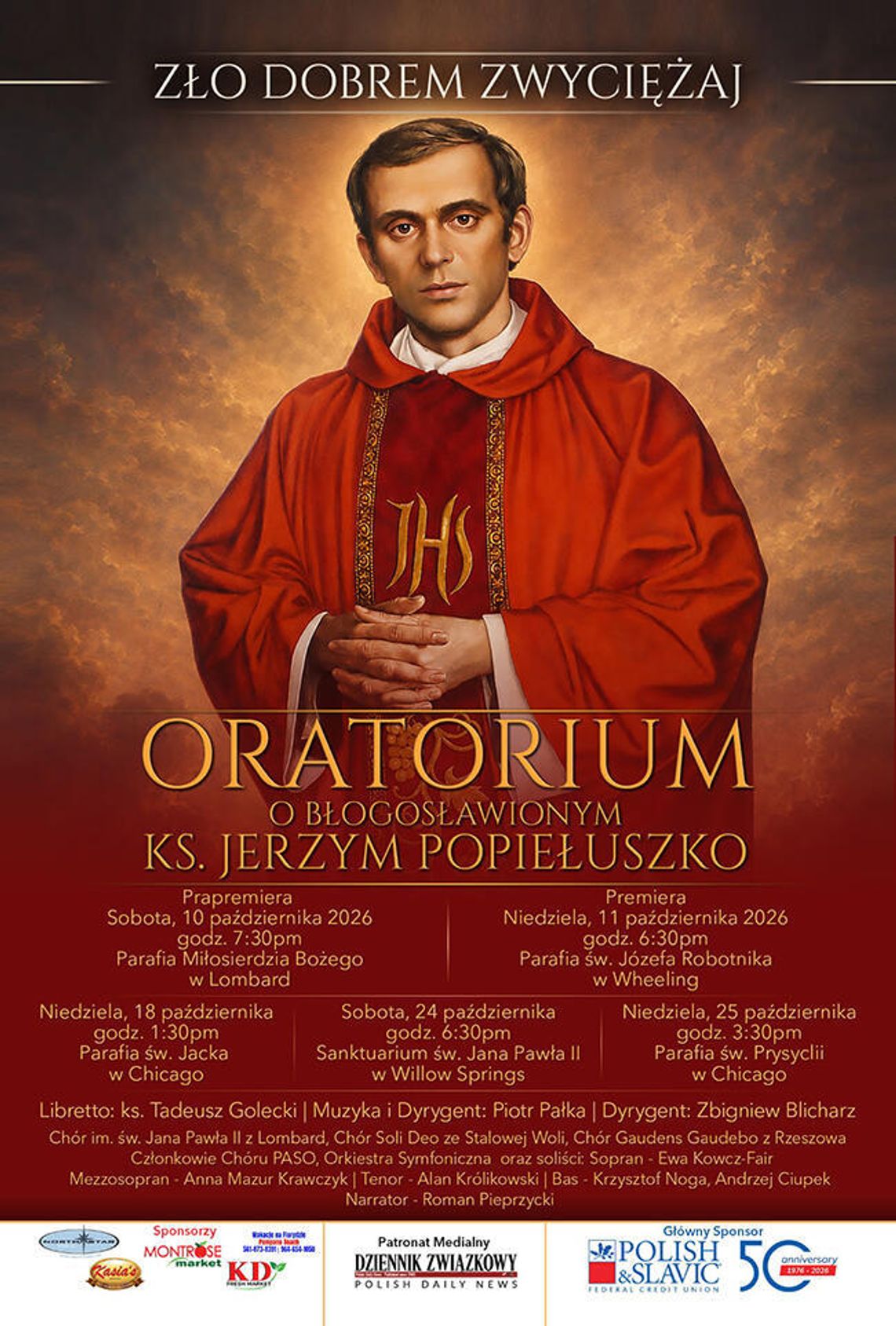 Oratorium o błogosławionym ks. Jerzym Popiełuszce