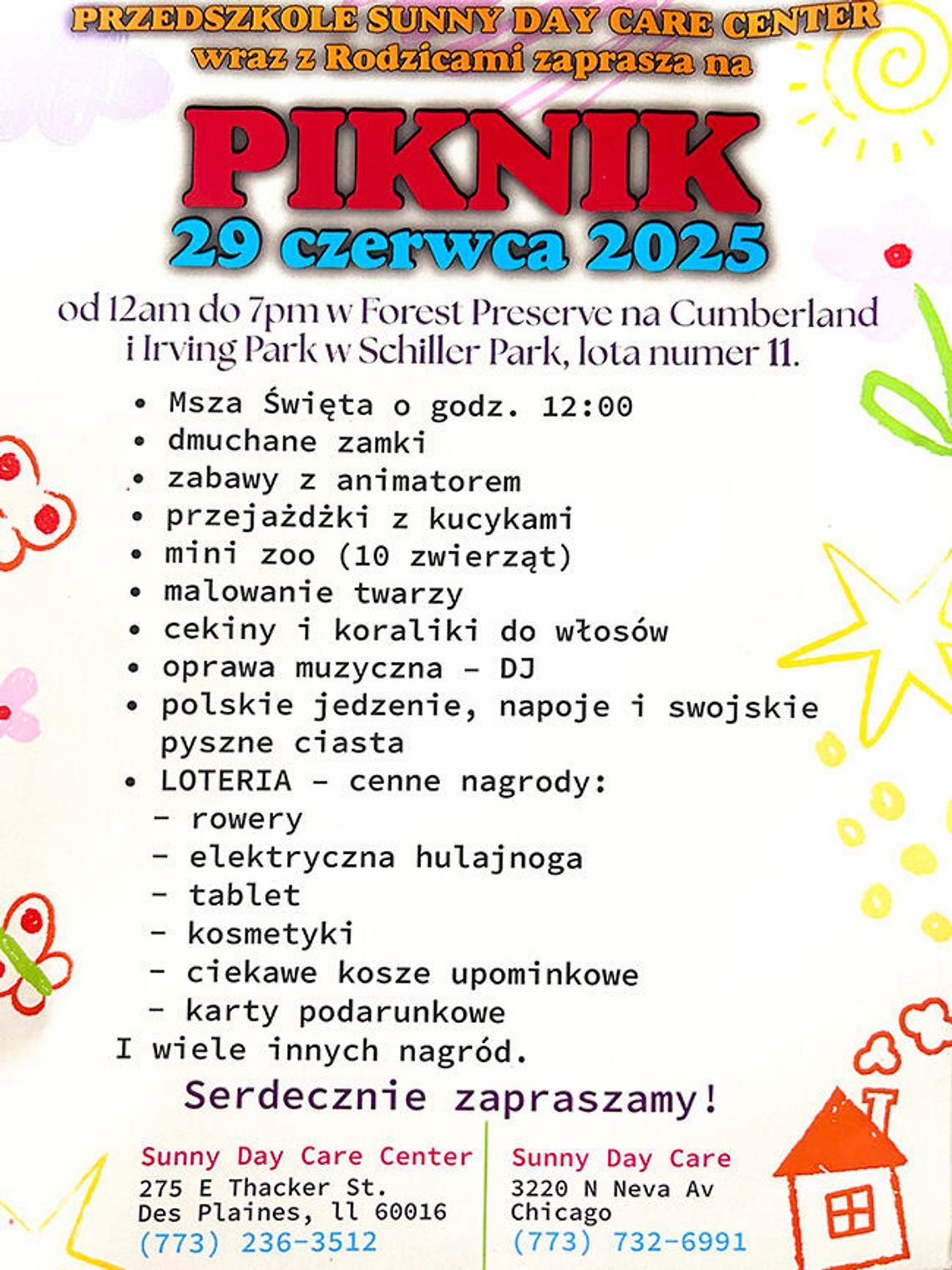 Piknik Przedszkola Sunny Day Care Center Piknik Przedszkola Sunny Day Care Center