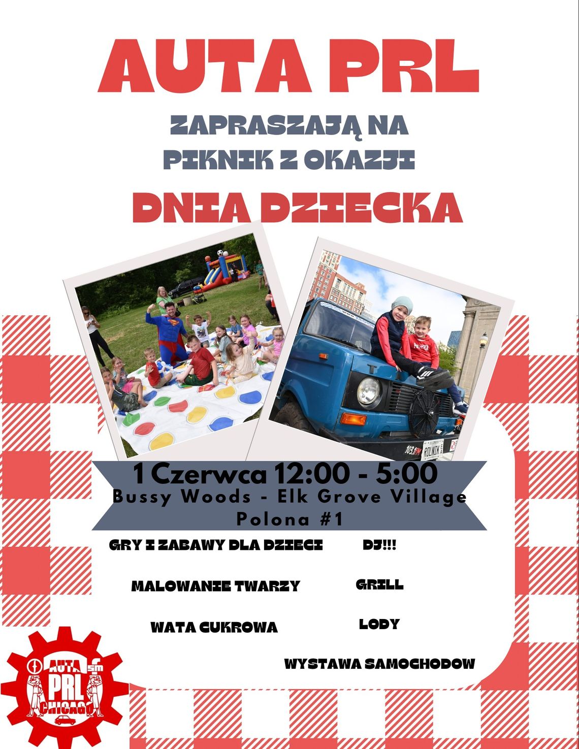 Piknik z okazji Dnia Dziecka z Auta PRL Piknik z okazji Dnia Dziecka z Auta PRL