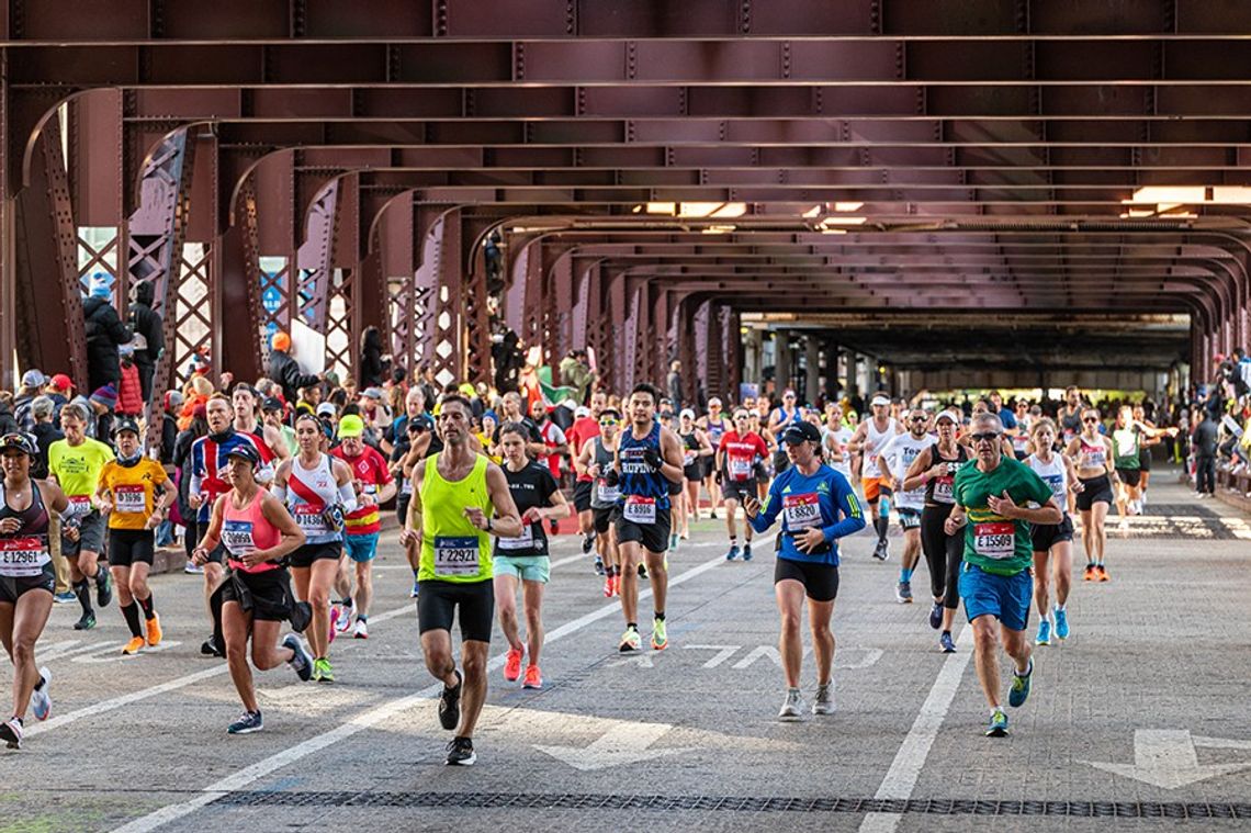 Polska strefa kibica na maratonie w Chicago