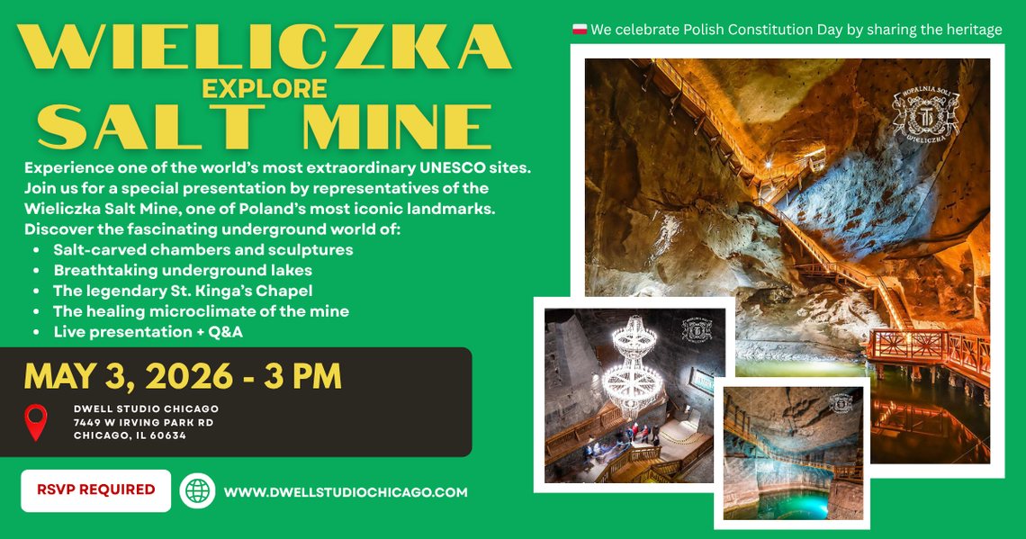 Poznaj Kopalnię Soli „Wieliczka” w Dwell Studio Chicago