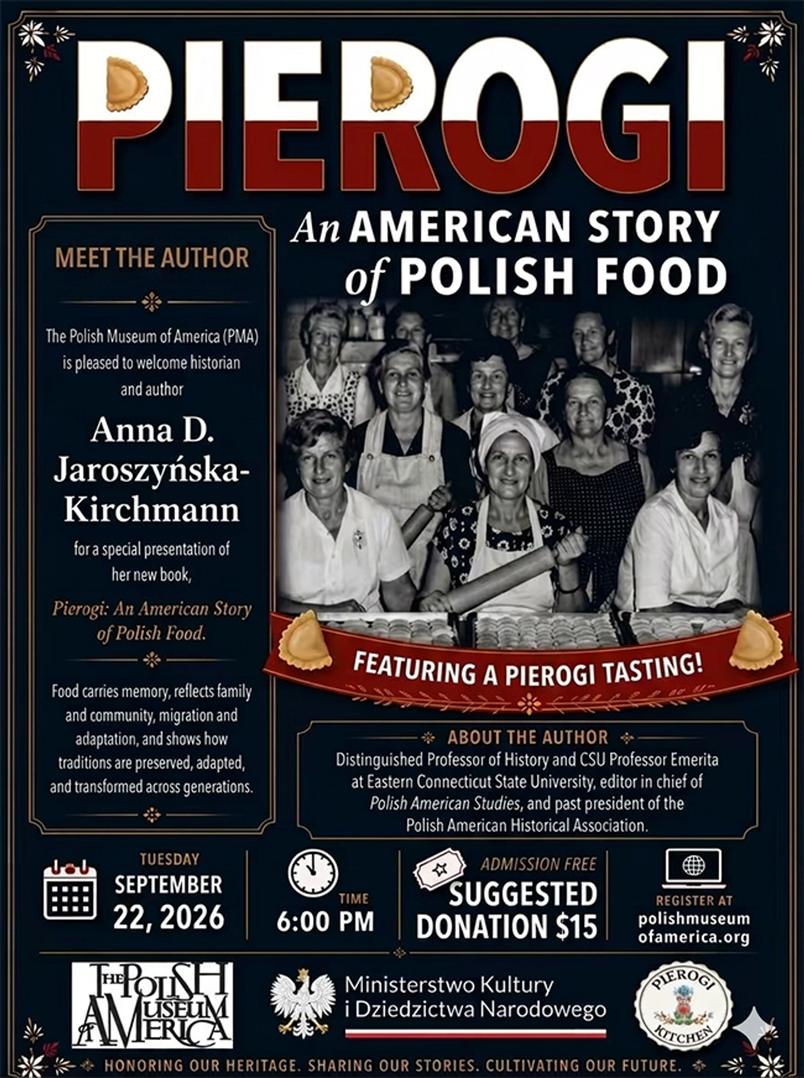 Prezentacja książki „Pierogi: An American Story of Polish Food!”