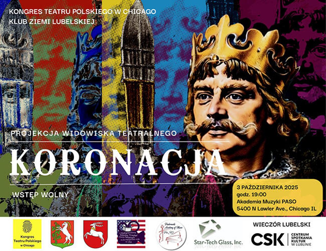 Projekcja widowiska teatralnego „Koronacja”