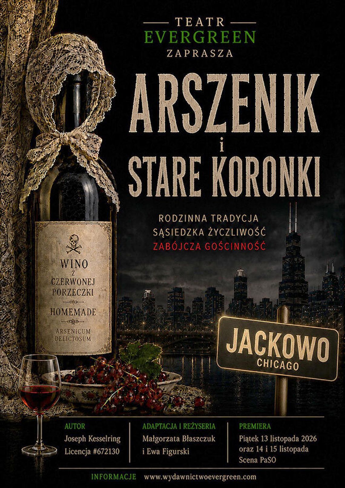 Przedstawienie „Arszenik i stare koronki”