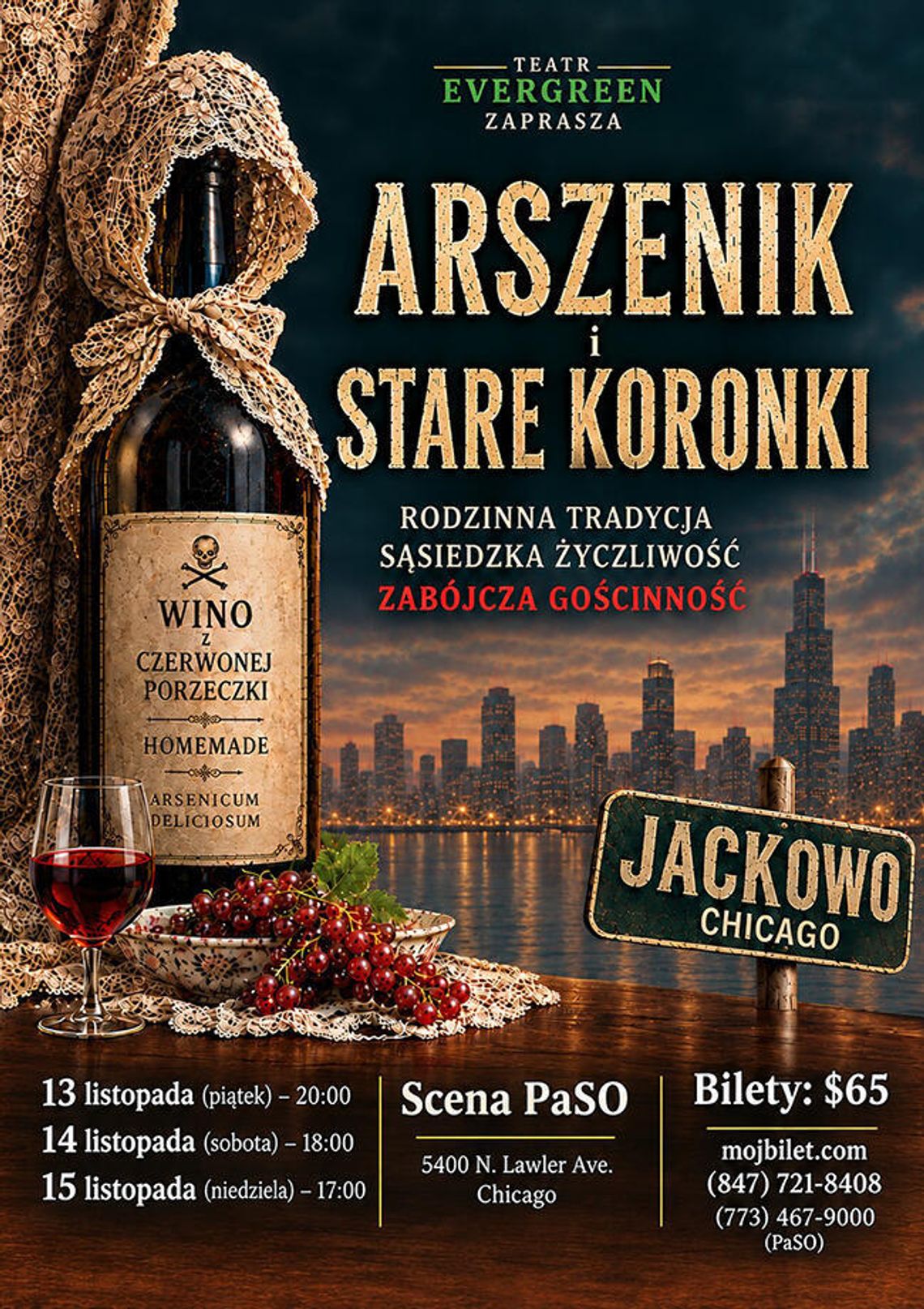 Przedstawienie „Arszenik i stare koronki”