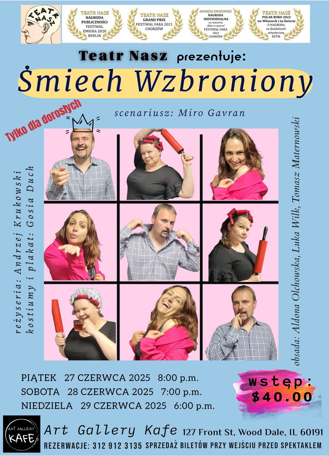 „Śmiech wzbroniony” – premiera spektaklu Teatr Nasz