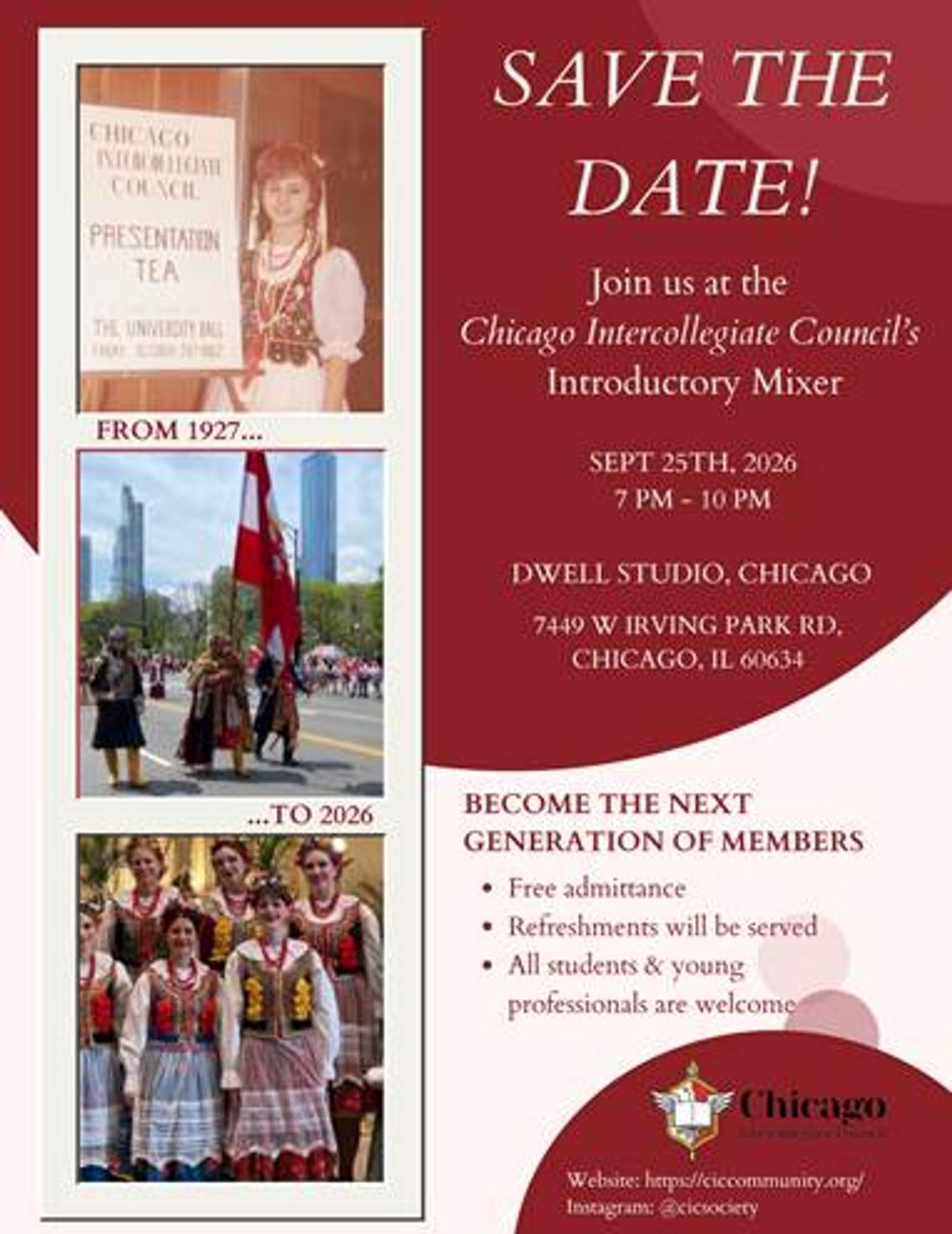 Spotkanie Chicago Intercollegiate Council – Mixer CIC Spotkanie Chicago Intercollegiate Council – Mixer CIC