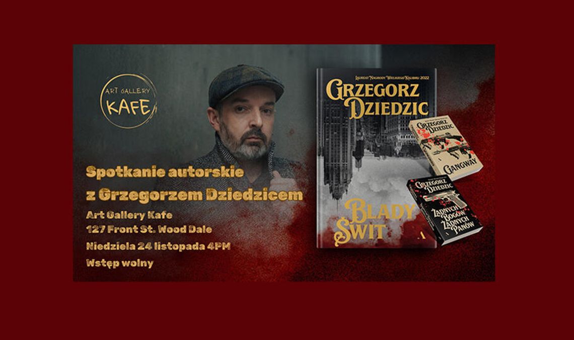 Spotkanie z Grzegorzem Dziedzicem w Art Gallery Kafe