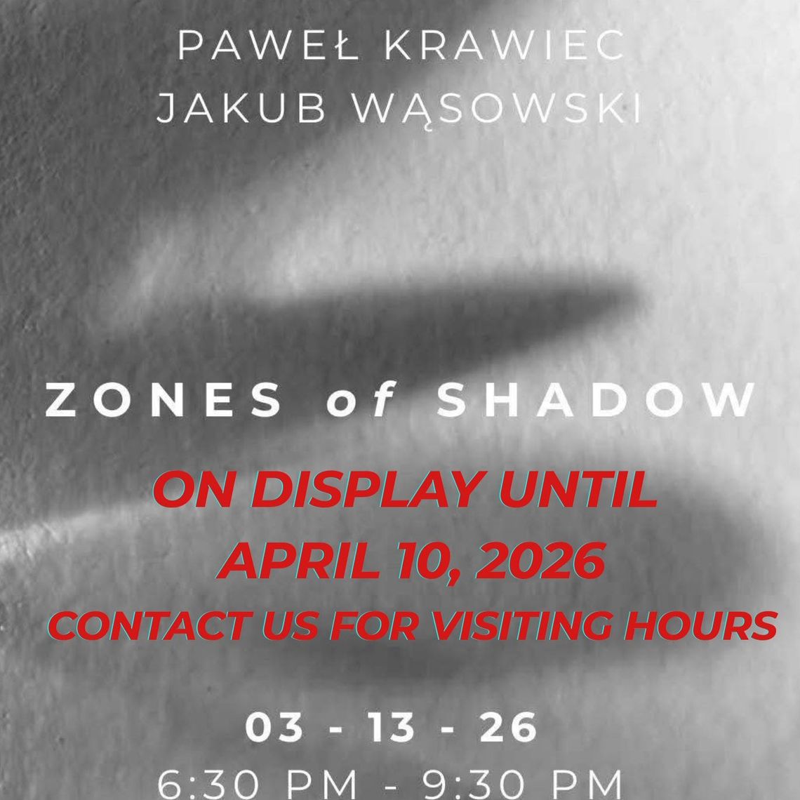 Strefa cienia – wystawa w Dwell Studio Chicago