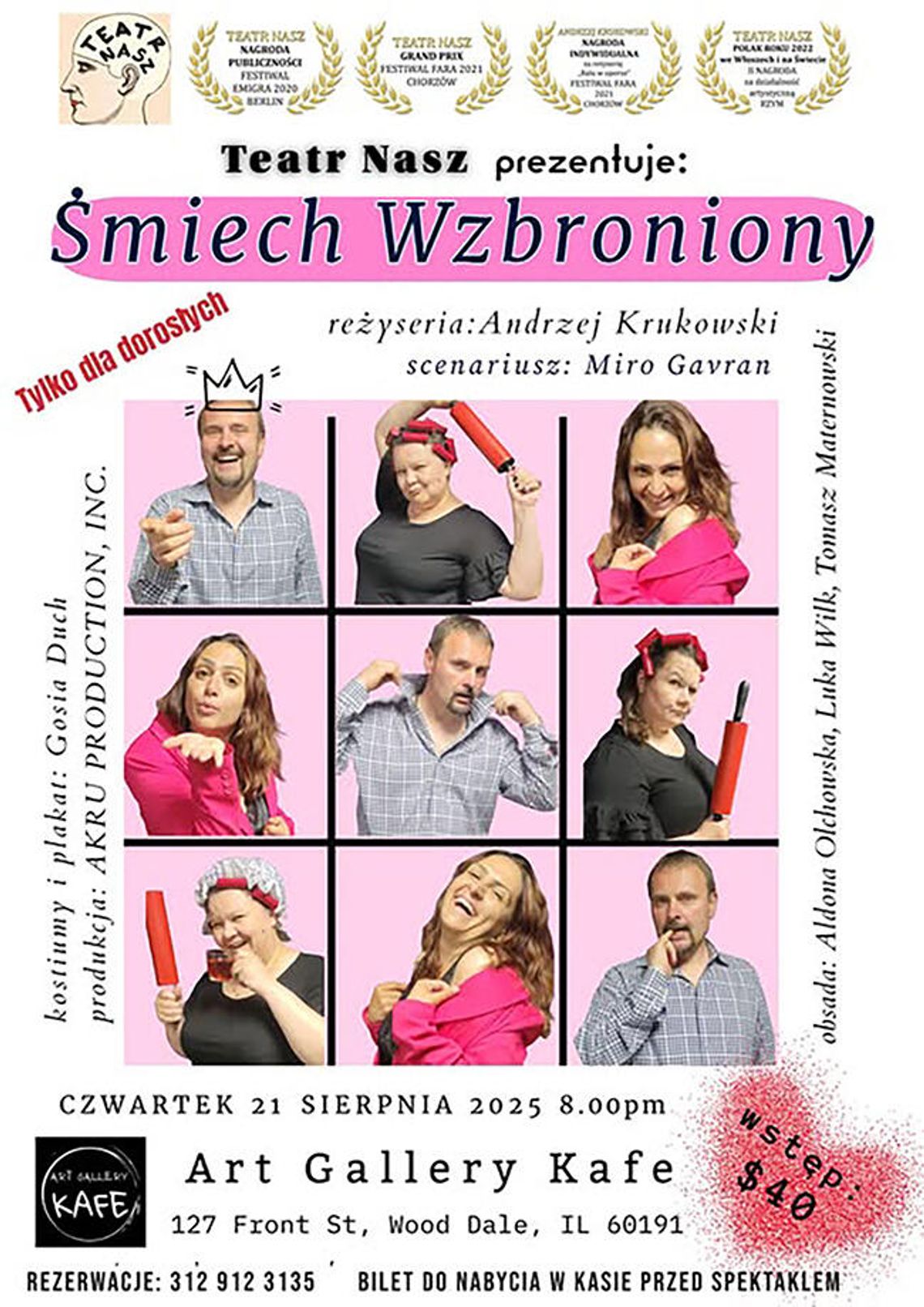 Teatr Nasz prezentuje „Śmiech wzbroniony”