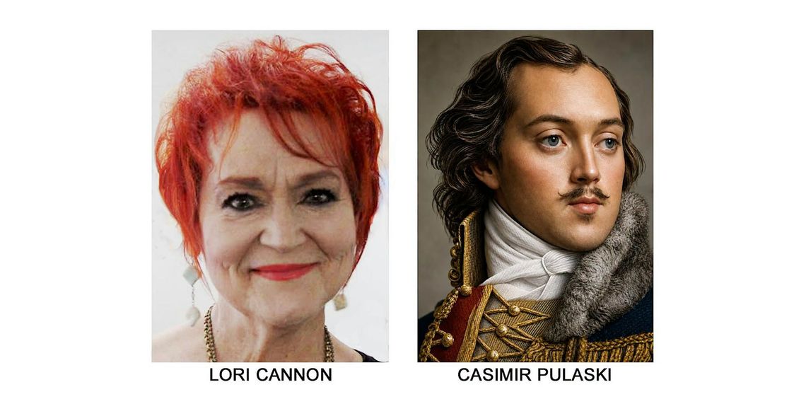 Uroczyste odsłonięcie pamiątkowych tablic Lori Cannon i Kazimierza Pułaskiego Uroczyste odsłonięcie pamiątkowych tablic Lori Cannon i Kazimierza Pułaskiego