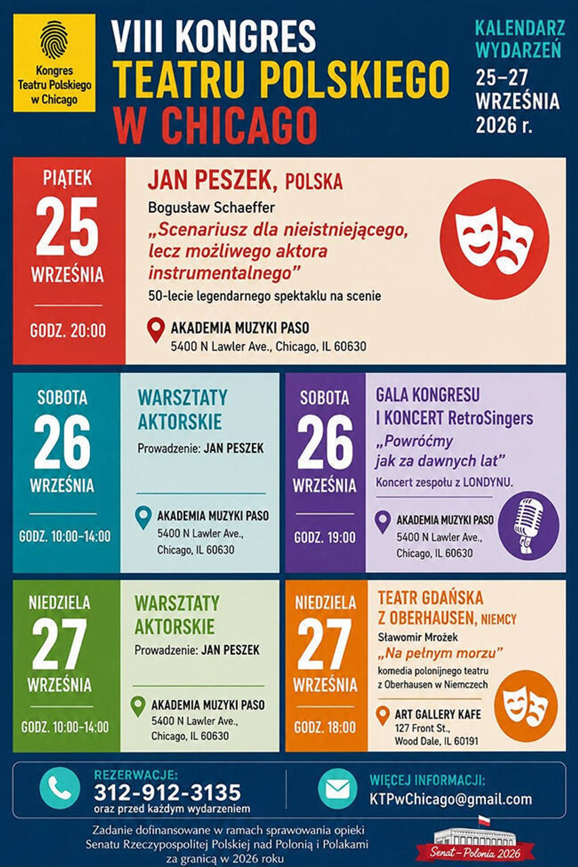 VIII Kongres Teatru Polskiego w Chicago VIII Kongres Teatru Polskiego w Chicago