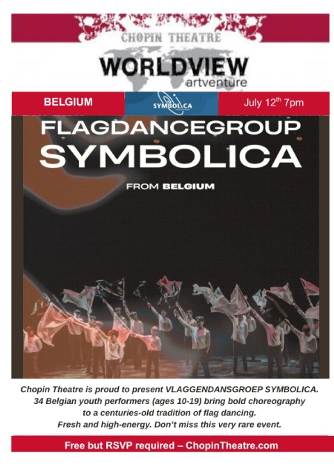 Vlaggedansgroep Symbolica w Chopin Theatre Vlaggedansgroep Symbolica w Chopin Theatre