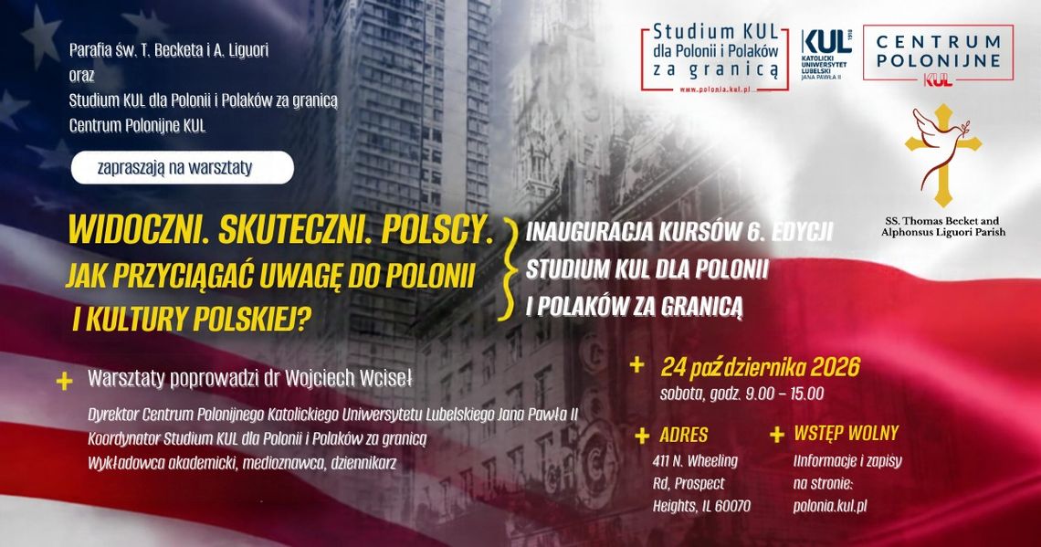 WIDOCZNI. SKUTECZNI. POLSCY. Jak przyciągać uwagę do Polonii i kultury polskiej? – bezpłatne warsztaty WIDOCZNI. SKUTECZNI. POLSCY. Jak przyciągać uwagę do Polonii i kultury polskiej? – bezpłatne warsztaty