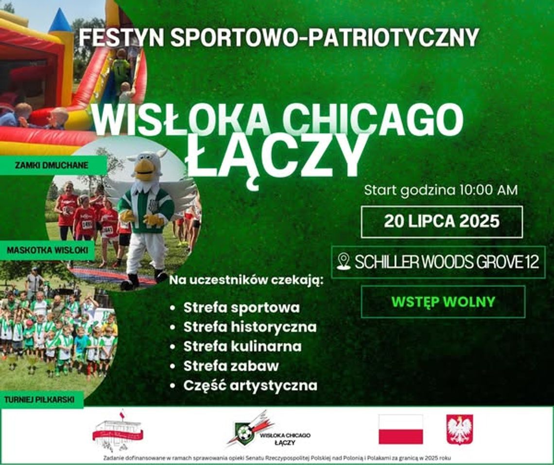 Wisłoka Chicago łączy – festyn sportowo-patriotyczny Wisłoka Chicago łączy – festyn sportowo-patriotyczny
