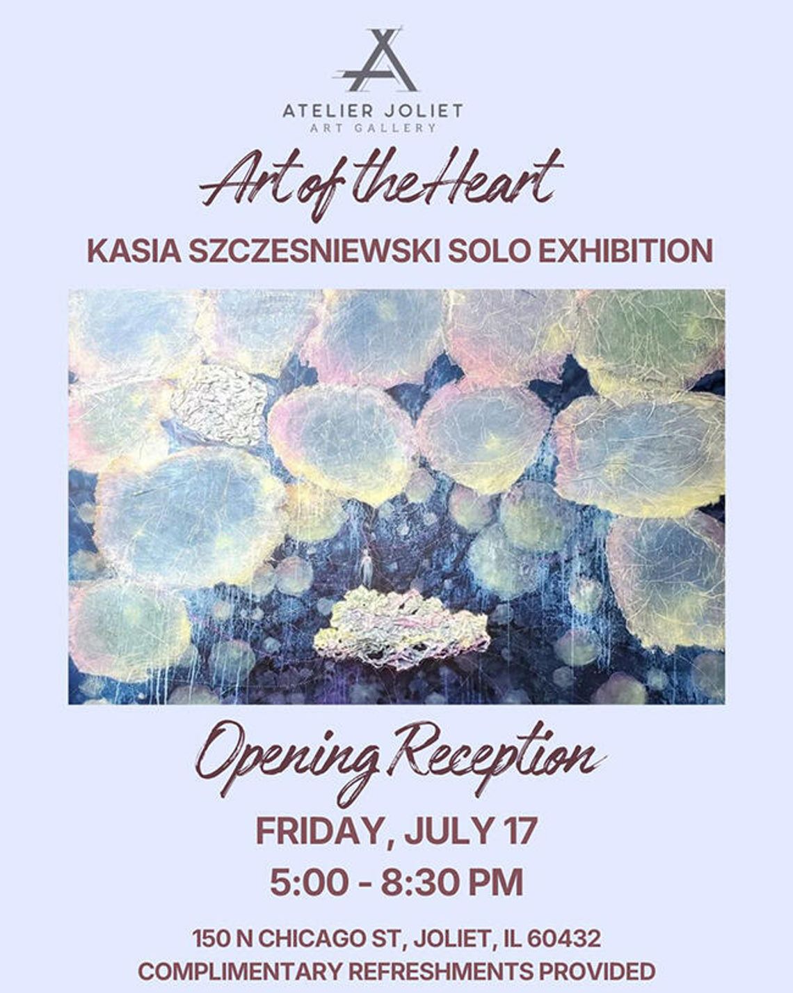 Wystawa prac Kasi Szczesniewski „Art of the Heart” Wystawa prac Kasi Szczesniewski „Art of the Heart”