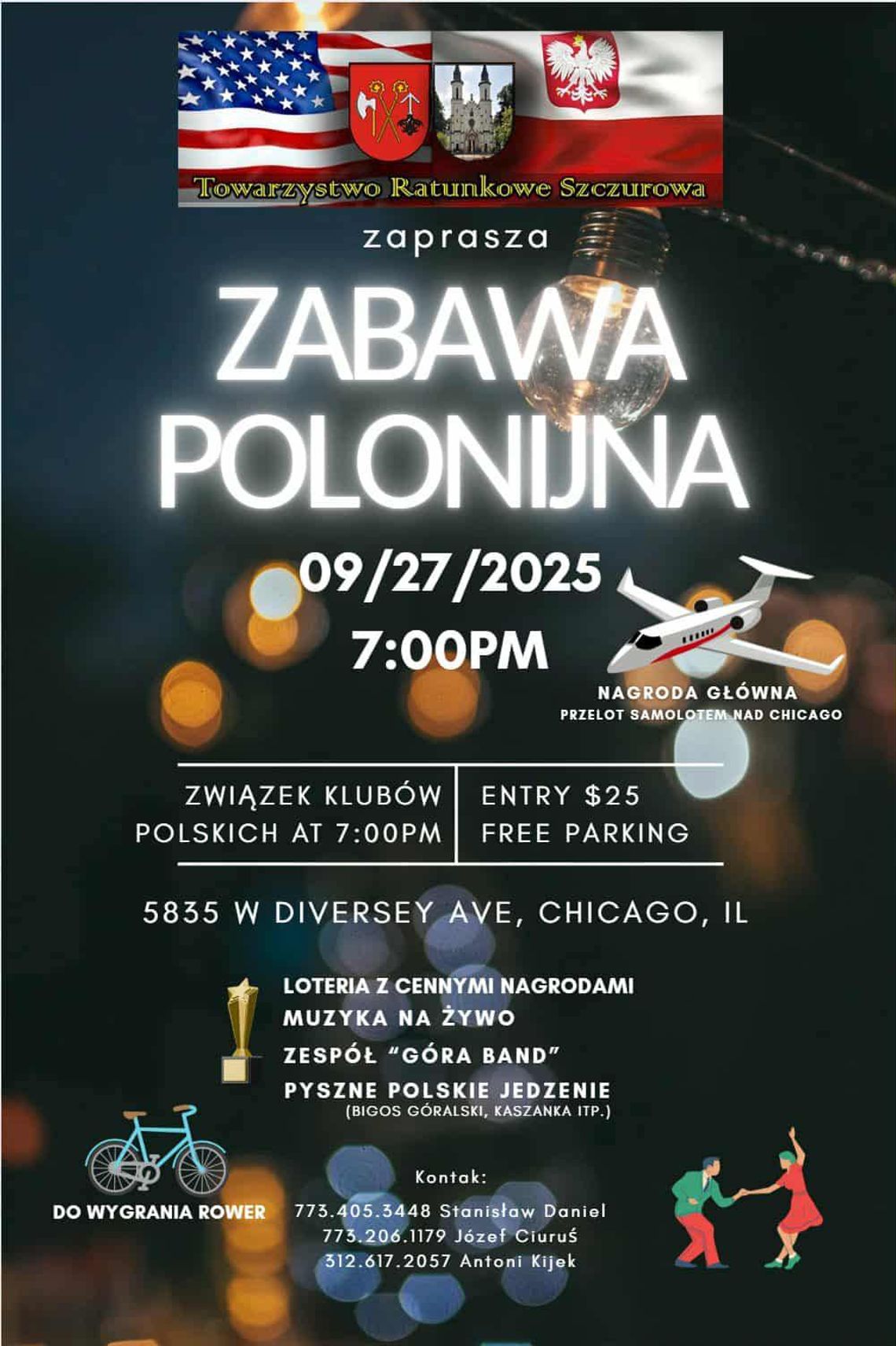 Zabawa polonijna Towarzystwa Ratunkowego Szczurowa