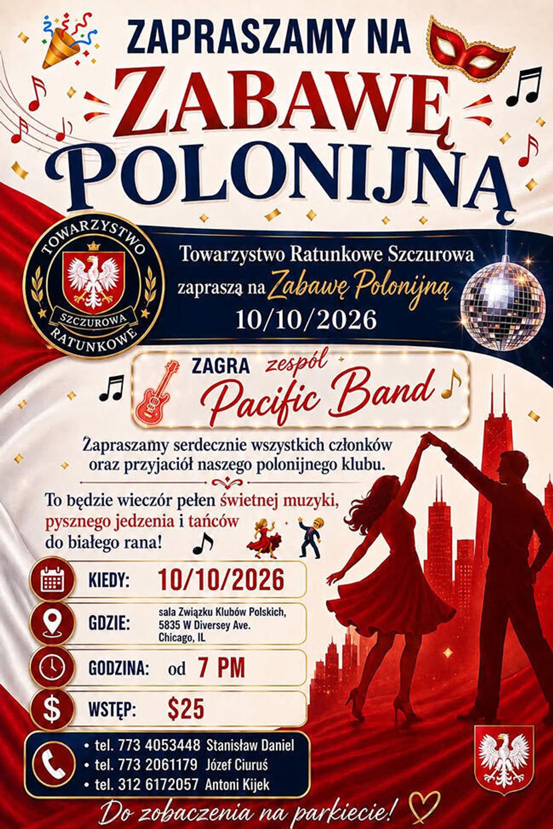 Zabawa Polonijna Towarzystwa Ratunkowego Szczurowa