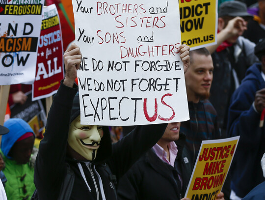 Protests in St. Louis, Missouri, USA over police shootings