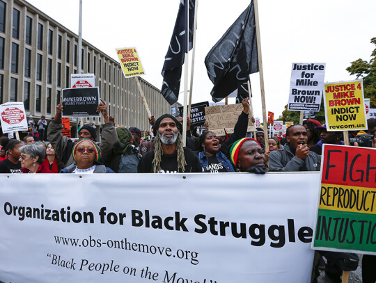 Protests in St. Louis, Missouri, USA over police shootings