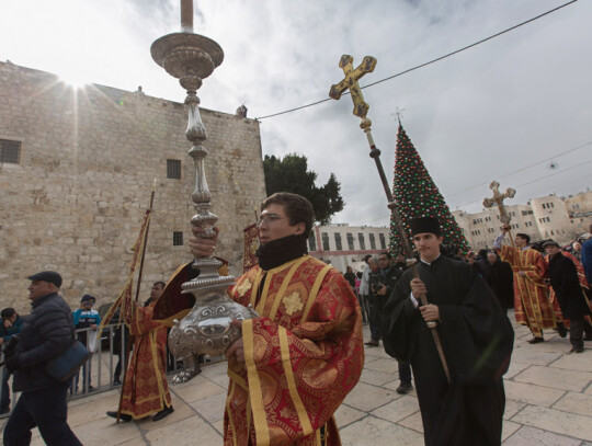 Orthodox Christmas celebrations in Bethlehem