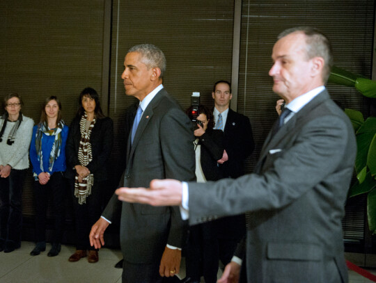 Obama Signs Condolence Book at the Embassy of France