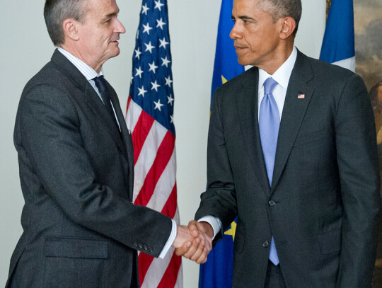 Obama Signs Condolence Book at the Embassy of France