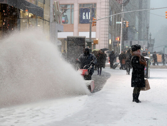 Winter Storm in New York