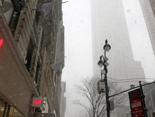 Winter Storm in New York