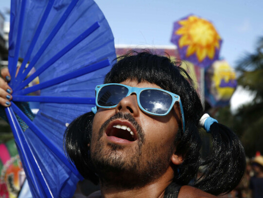 Pre carnival parade in Rio