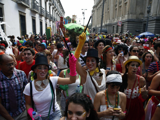 Cordao do Boitata pre-carnival parade