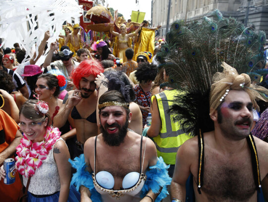 Cordao do Boitata pre-carnival parade