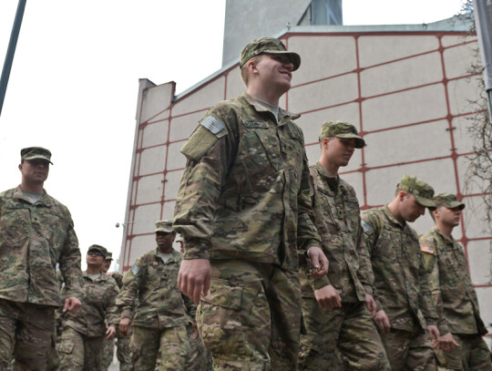 US Army Dragoon Ride Convoy in Warsaw