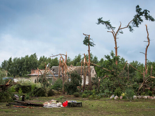 Storms and whirlwind over Poland