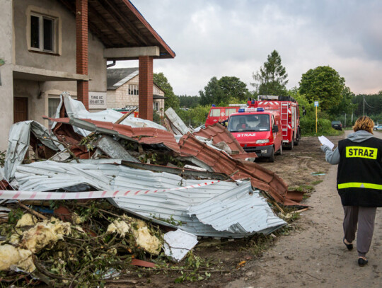 Storms and whirlwind over Poland