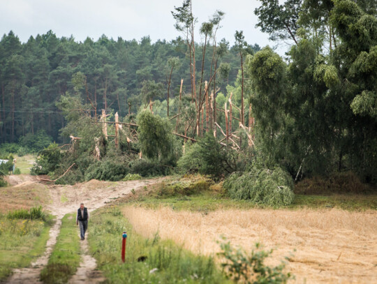 Storms and whirlwind over Poland